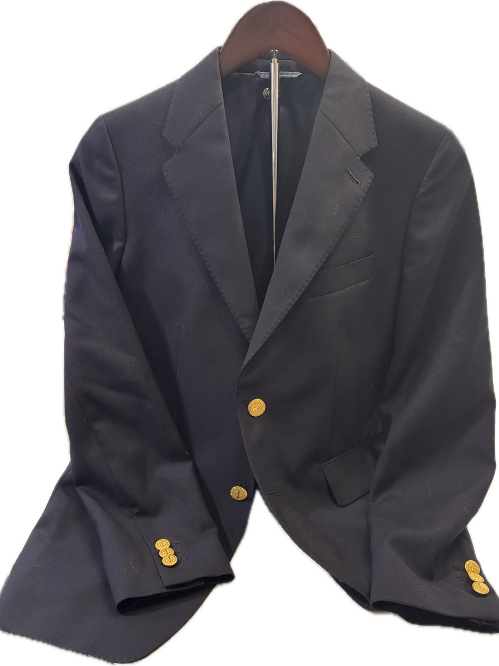Vineyard Vines Boys Navy Blazer with Gold Buttons
